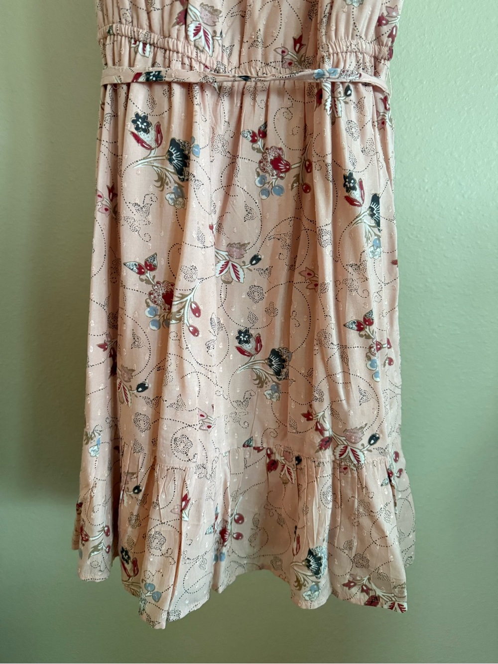 Women’s Loft Pink Floral Dress - Picture 9 of 11